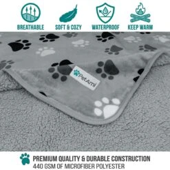 PetAmi Sherpa Fleece Waterproof Cat & Dog Blanket 11 PetAmi Sherpa Fleece Waterproof Cat & Dog Blanket -Blue Buffalos Shop 903614 PT2. AC SS1800 V1688390225