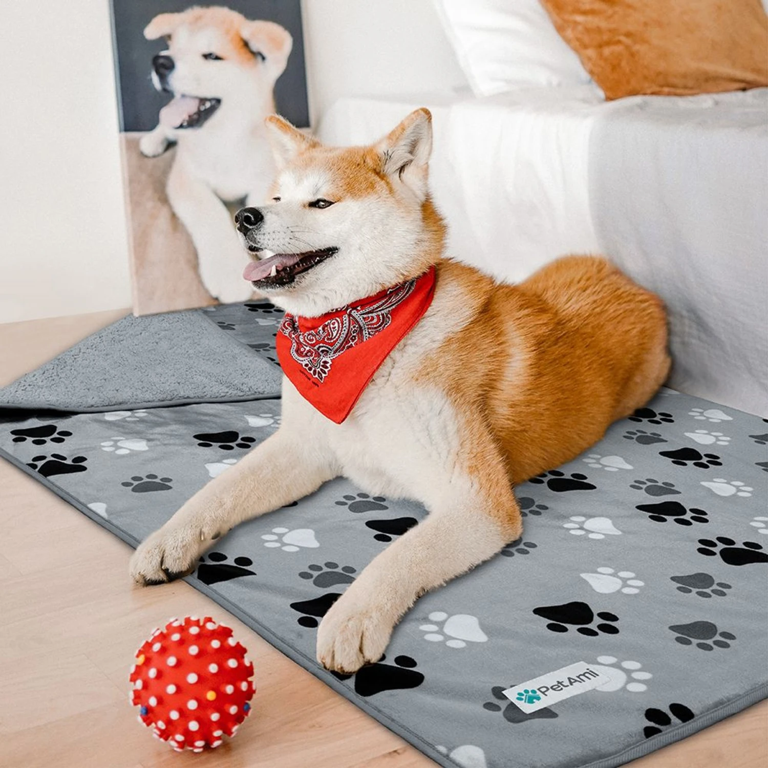 PetAmi Sherpa Fleece Waterproof Cat & Dog Blanket 7 PetAmi Sherpa Fleece Waterproof Cat & Dog Blanket - Image 5