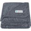 PetAmi Sherpa Fleece Waterproof Waffle Cat & Dog Blanket -Blue Buffalos Shop 903958 MAIN. AC SS1800 V1688156399
