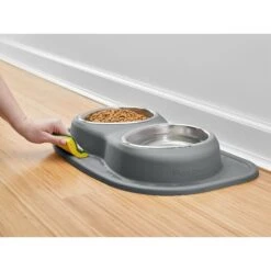 WeatherTech Double Low Stainless Steel Cat & Dog Pet Feeding System -Blue Buffalos Shop 904550 PT3. AC SS1800 V1695576269