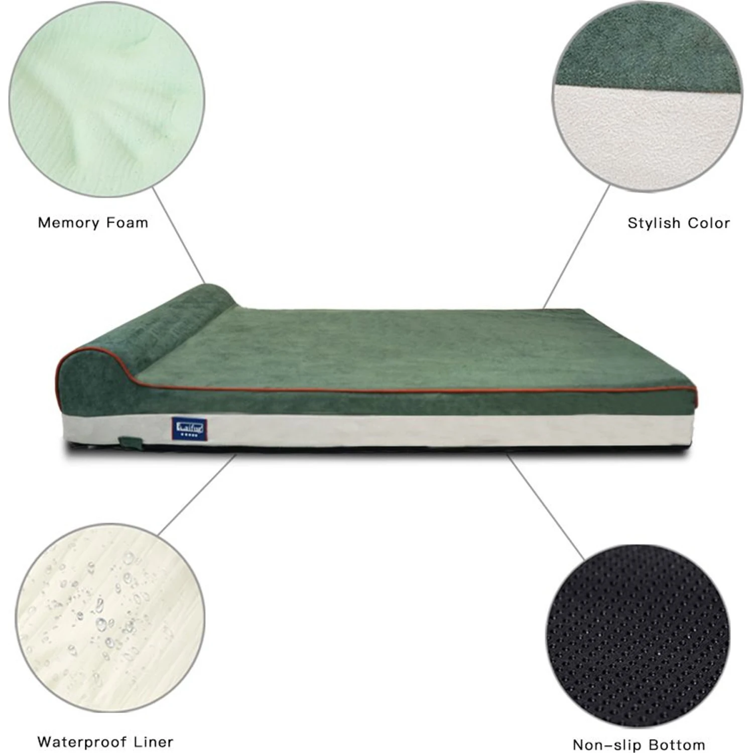 LaiFug Single Pillow Dog Bed 6 LaiFug Single Pillow Dog Bed - Image 4