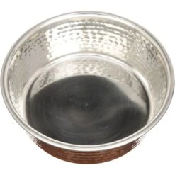 Neater Pets Brands Decorative Hammered Dog & Cat Bowl -Blue Buffalos Shop 909350 PT2. AC SS1800 V1688579676