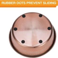 Neater Pets Brands Decorative Hammered Dog & Cat Bowl -Blue Buffalos Shop 909350 PT4. AC SS1800 V1688580432