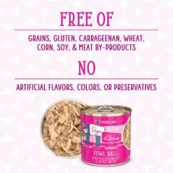 Weruva Dogs In The Kitchen Fowl Ball With Chicken Breast & Turkey Au Jus Grain-Free Canned Dog Food -Blue Buffalos Shop 91018 PT3. AC SS1800 V1700860460