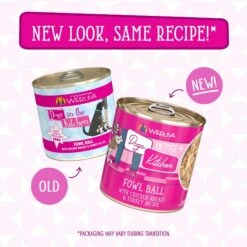 Weruva Dogs In The Kitchen Fowl Ball With Chicken Breast & Turkey Au Jus Grain-Free Canned Dog Food -Blue Buffalos Shop 91018 PT7. AC SS1800 V1702598204