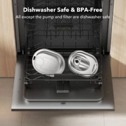 Petlibro Stainless Steel Dog & Cat Water Fountain, 2-L & Pet Standard PETLIBRO Model PLWF003 Stainless Steel Pet Water Fountain Replacement Filter & Replacement Pre-Filter Sponges, 67-oz, 12-pack -Blue Buffalos Shop 916606 PT2. AC SS1800 V1689884658