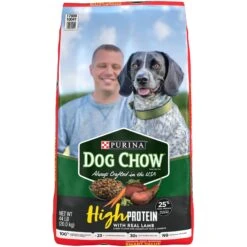 Dog Chow High Protein Recipe With Real Lamb & Beef Flavor Dry Dog Food, 44-lb Bag