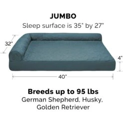 FurHaven Paw-Quilted Cooling Gel Top Deluxe Chaise Orthopedic Cat & Dog Bed With Removable Cover 13 FurHaven Paw-Quilted Cooling Gel Top Deluxe Chaise Orthopedic Cat & Dog Bed With Removable Cover -Blue Buffalos Shop 919662 PT2. AC SS1800 V1690909882