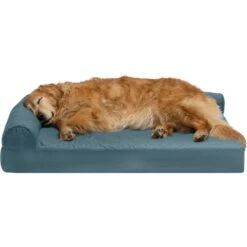 FurHaven Paw-Quilted Cooling Gel Top Deluxe Chaise Orthopedic Cat & Dog Bed With Removable Cover 14 FurHaven Paw-Quilted Cooling Gel Top Deluxe Chaise Orthopedic Cat & Dog Bed With Removable Cover -Blue Buffalos Shop 919662 PT3. AC SS1800 V1690905697