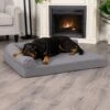 FurHaven Paw-Quilted Deluxe Chaise Orthopedic Cat & Dog Bed With Removable Cover -Blue Buffalos Shop 919846 MAIN. AC SS1800 V1690904857