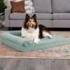 FurHaven Paw-Quilted Full Support Deluxe Chaise Orthopedic Cat & Dog Bed With Removable Cover -Blue Buffalos Shop 919878 MAIN. AC SS1800 V1690910998