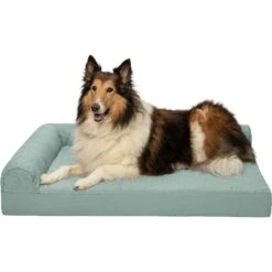 FurHaven Paw-Quilted Full Support Deluxe Chaise Orthopedic Cat & Dog Bed With Removable Cover -Blue Buffalos Shop 919878 PT3. AC SS1800 V1690921788