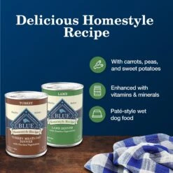 Blue Buffalo Homestyle Recipe Variety Pack Adult Lamb & Turkey Canned Dog Food, 12.5-oz, Case Of 6 -Blue Buffalos Shop 922774 PT3. AC SS1800 V1691587033