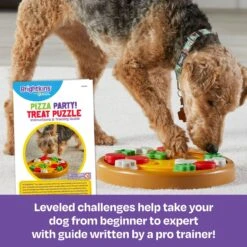 Brightkins Pizza Party! Treat Puzzle Dog Toy -Blue Buffalos Shop 930086 PT2. AC SS1800 V1698766692