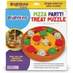 Brightkins Pizza Party! Treat Puzzle Dog Toy -Blue Buffalos Shop 930086 PT5. AC SS1800 V1698766050