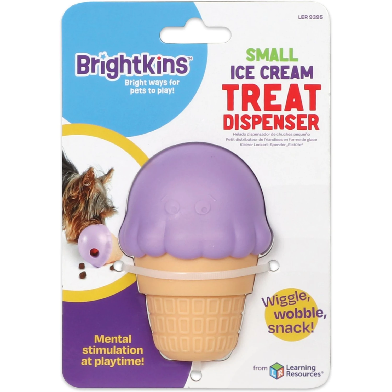 Brightkins Small Ice Cream Treat Dispenser Dog Toy 8 Brightkins Small Ice Cream Treat Dispenser Dog Toy - Image 6