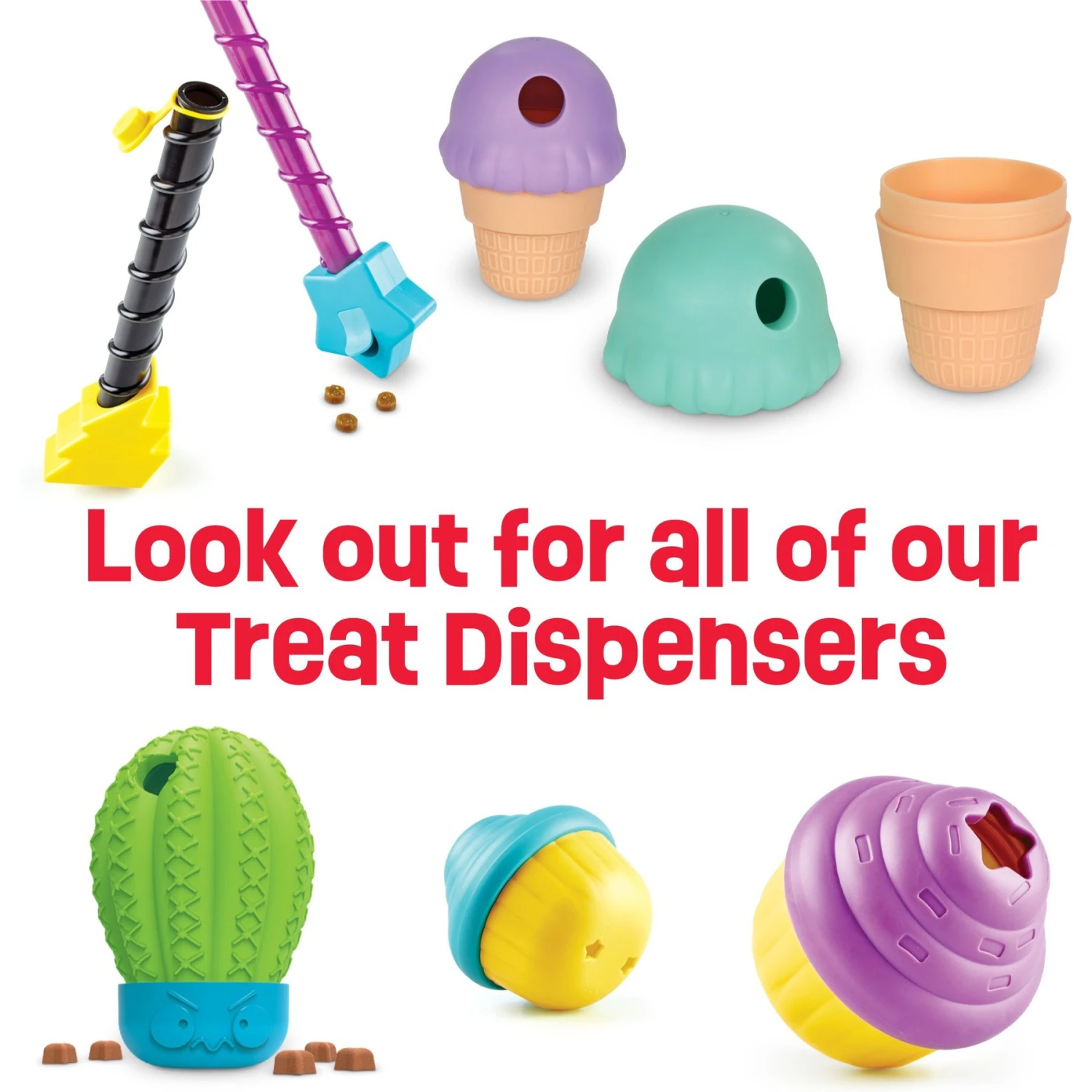 Brightkins Small Ice Cream Treat Dispenser Dog Toy 9 Brightkins Small Ice Cream Treat Dispenser Dog Toy - Image 7