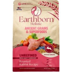 Earthborn Holistic Unrefined Roasted Rabbit With Ancient Grains & Superfoods Dry Dog Food