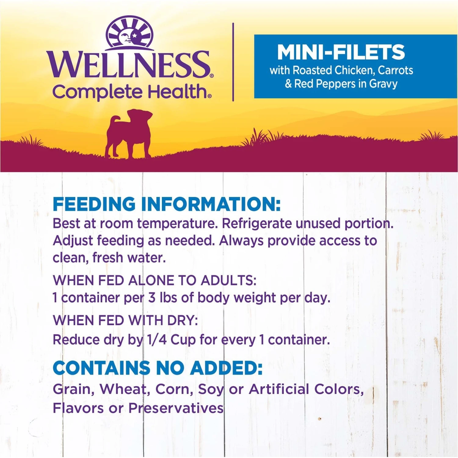 Wellness Petite Entrees Mini-Filets Chicken In Gravy Small Breed Natural Wet Dog Food, 3-oz Cup, 12 Count 8 Wellness Petite Entrees Mini-Filets Chicken In Gravy Small Breed Natural Wet Dog Food, 3-oz Cup, 12 Count - Image 6