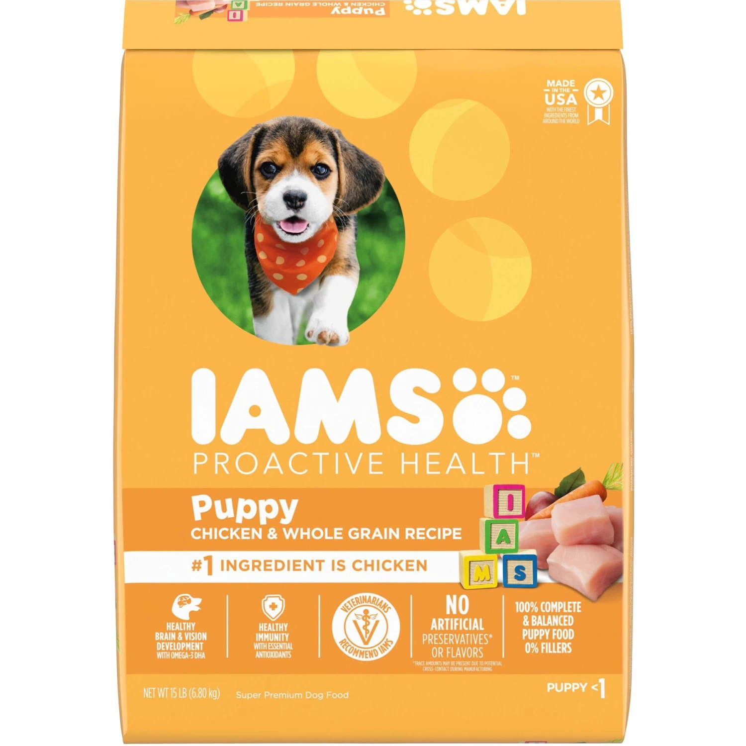 Iams Proactive Health Puppy High Protein DHA Formula With Real Chicken Dry Dog Food & Iams ProActive Health Classic Ground With Chicken & Rice Puppy Wet Dog Food 4 Iams Proactive Health Puppy High Protein DHA Formula With Real Chicken Dry Dog Food & Iams ProActive Health Classic Ground With Chicken & Rice Puppy Wet Dog Food - Image 2