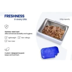 Closer Pets MiBowl + MiHub + Smart Microchip Automatic Small Dog & Cat Feeder, White, 12-oz -Blue Buffalos Shop 935822 PT5. AC SS1800 V1694624137