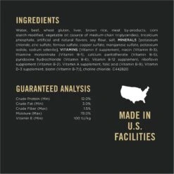 Purina Pro Plan Bright Mind Senior Adult 7+ Beef & Brown Rice Entree Wet Dog Food -Blue Buffalos Shop 93815 PT4. AC SS1800 V1633064476