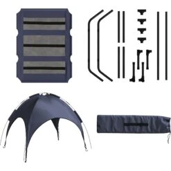 Pet Adobe Elevated Canopy Dog Bed -Blue Buffalos Shop 944486 PT6. AC SS1800 V1694027786