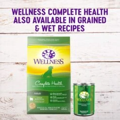 Wellness Grain-Free Complete Health Adult Lamb & Lamb Meal Recipe Dry Dog Food -Blue Buffalos Shop 95679 PT4. AC SS1800 V1605750714