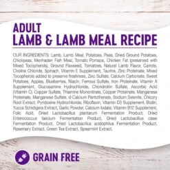 Wellness Grain-Free Complete Health Adult Lamb & Lamb Meal Recipe Dry Dog Food -Blue Buffalos Shop 95679 PT5. AC SS1800 V1605751608