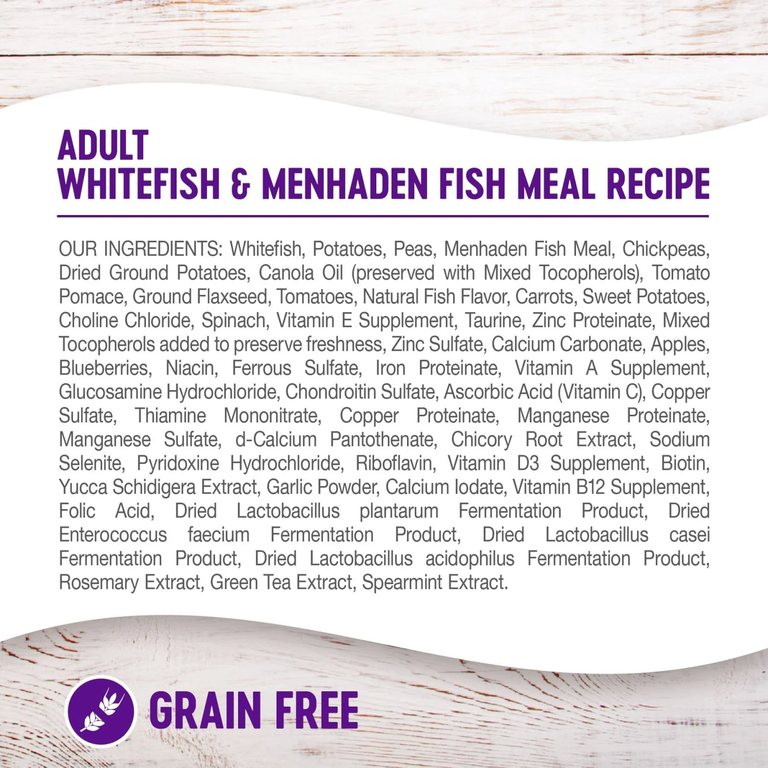 Wellness Grain-Free Complete Health Adult Whitefish & Menhaden Fish Meal Recipe Dry Dog Food 8 Wellness Grain-Free Complete Health Adult Whitefish & Menhaden Fish Meal Recipe Dry Dog Food - Image 6