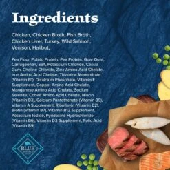 Blue Buffalo Wilderness Denali Dinner With Wild Salmon, Venison & Halibut Grain-Free Canned Dog Food -Blue Buffalos Shop 95954 PT4. AC SS1800 V1604369217
