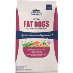 Natural Balance Fat Dogs Chicken & Salmon Formula Low Calorie Dry Dog Food