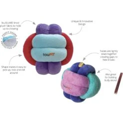 FouFIT Hide 'n Seek Knotted Snuffle Ball Dog Toy -Blue Buffalos Shop 967806 PT3. AC SS1800 V1696001016