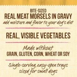 Merrick Lil' Plates Grain-Free Small Breed Wet Dog Food Petite Pot Pie -Blue Buffalos Shop 98909 PT5. AC SS1800 V1647898072