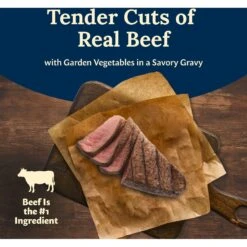 Blue Buffalo Delectables Beef Dinner Natural Wet Dog Food, 3-oz Pouch, Case Of 24 -Blue Buffalos Shop 992790 PT2. AC SS1800 V1699023085