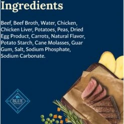 Blue Buffalo Delectables Beef Dinner Natural Wet Dog Food, 3-oz Pouch, Case Of 24 -Blue Buffalos Shop 992790 PT4. AC SS1800 V1699023086